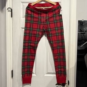 Old Navy Red and Green Plaid Lounge Pajama Pants